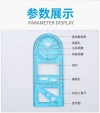 The multi-functional activity drawing ruler is suitable for primary, junior high and senior high school students details Picture